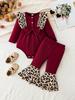 Baby Newborn Clothes Printed Long Sleeve Romper And Pants Children' Clothing Sets