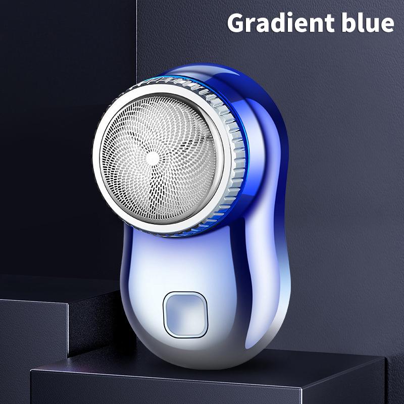 

Портативная мини-электрическая машинка для бритья бороды с зарядкой от USB для мужчин, для влажного и сухого бритья бороды, аксессуары с низким уровнем шума