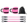 Fitness Ankle Strap with 3 Resistance Bands Glute Workouts Leg Training Kickbacks Booty Hip Abductors Body Exercise Ankle Resistance Bands with Cuffs