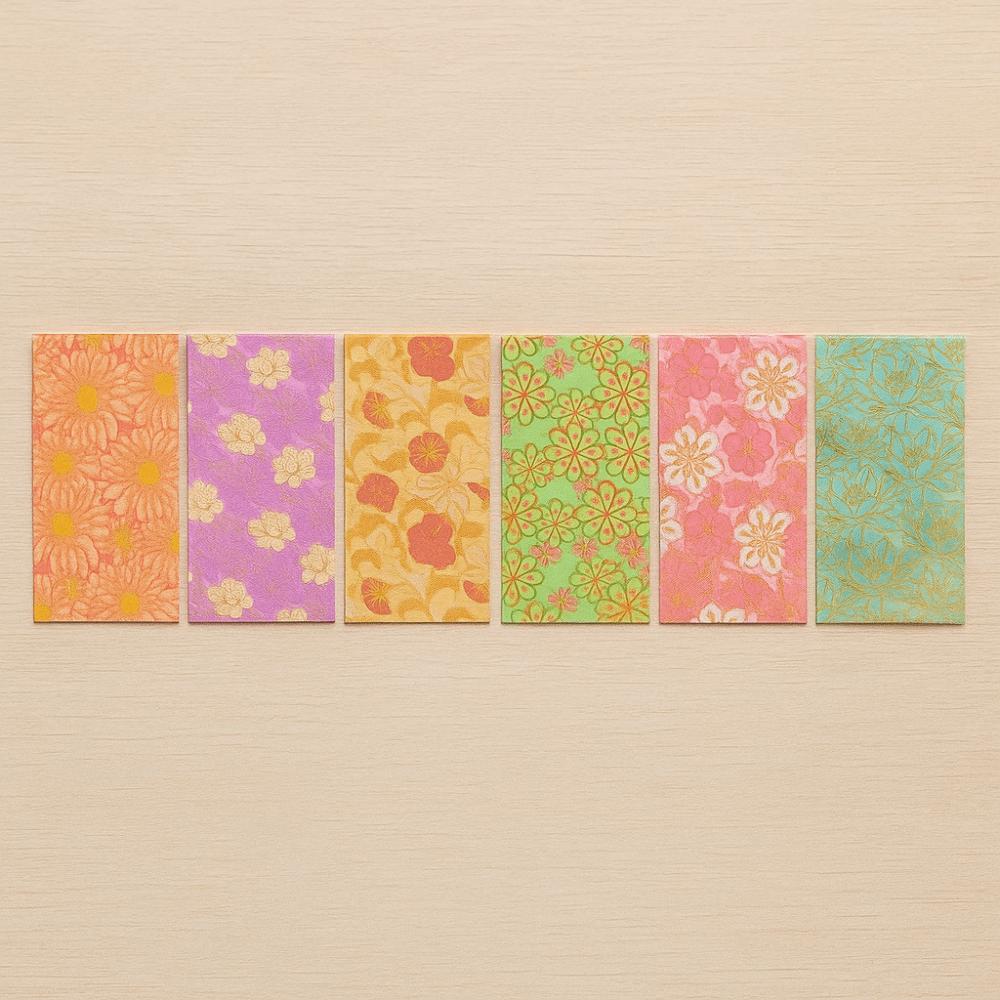 6pcs Mixed Pattern Lucky Money Bag Thickened Money Bag Hongbao  Chinese New Year