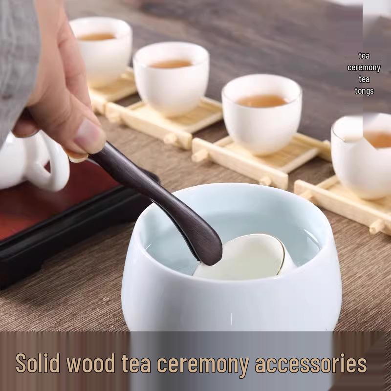 Non-slip Tea Ceremony Tweezer - Kung Fu Tea Set Accessory for Brewing & Handling Teacups