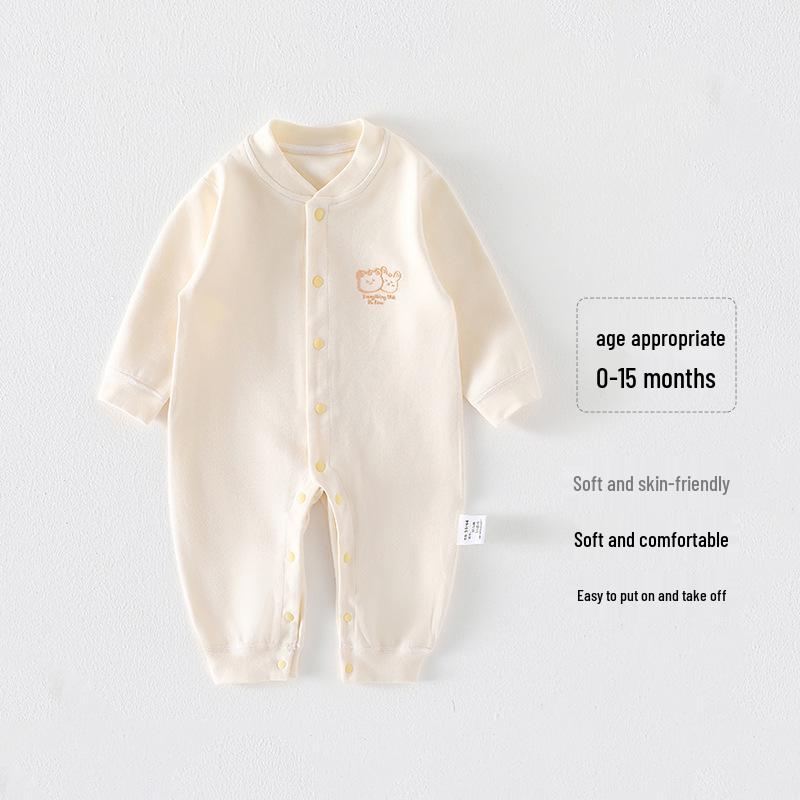 Baby Romper – Pure Cotton Newborn Spring/Autumn Base Layer Pajamas Crawling Suit