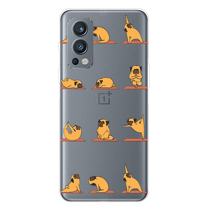 Für OnePlus Nord 2 5G Hülle TPU Silikon Weich Cartoon Transparent Hülle für One Plus Nord 2 5G Handyhülle Nord2 5G Transparente Coque