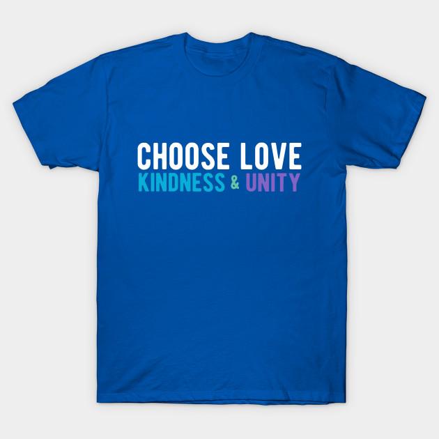 

Unisex Fashion TShirt Choose Love Kindness And Unity White Blue Purple Print TShirt Plus Size XS-6XL T-Shirt 100%Cotton Tops O Neck Short Sleeve Tees S синий