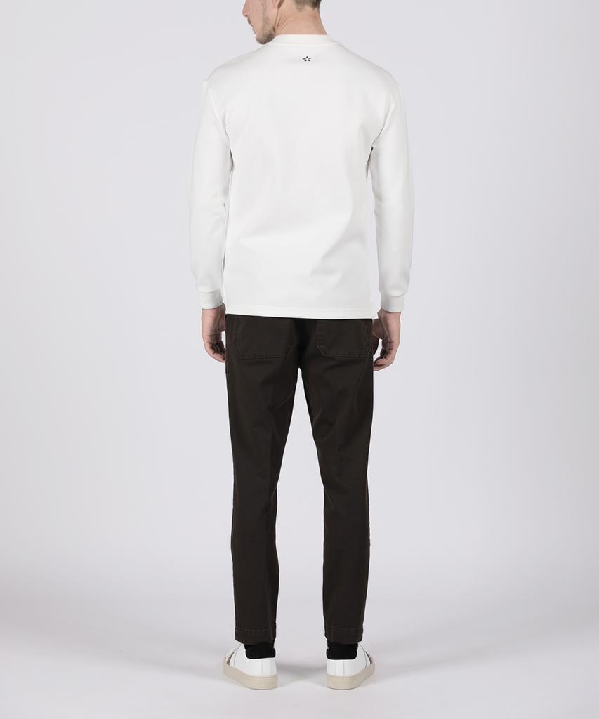 PANICALE Brown Comfy Fit Casual Dyed Cotton Pants