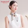 Shanghai Story 100% Mulberry Silk Small Square Scarf