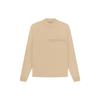 Fear of God Essentials Long-Sleeve Tee Sand Unisex Tops Tan 125BT222014F