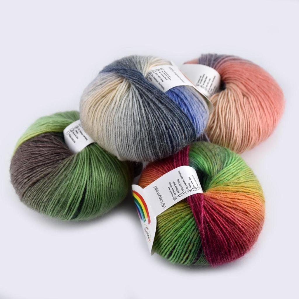 6pcs 300g Amigurumi Wool Yarn Knitting Crochet Yarn Bundle Vibrant DIY Wool Balls for Plush Toys Blankets Premium Craft Yarn Assortment