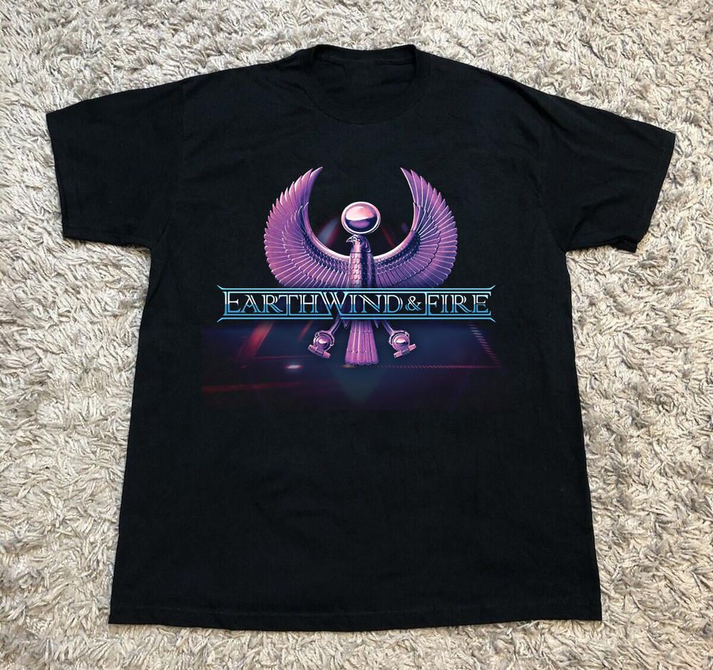 NEW Earth Wind Fire Band Tour 2025 Black All size S-5XL T-Shirt 1HRL227 Unisex T-Shirt XL 1990₽