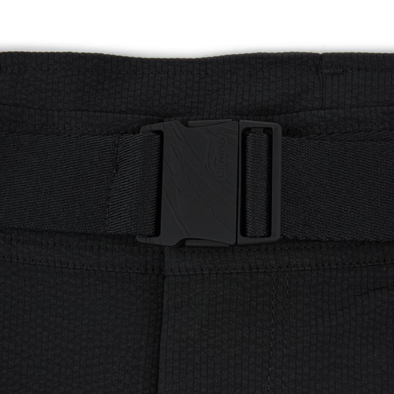 Li Ning X Jackie Chan Collaboration Kung Fu Series Urban Functional Cargo Shorts Unisex shorts Black AKSW173-2