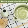 4Pc Matcha Whisk Set Elegant Matcha Kit Reusable Matcha Tea Set 500ml Ceramic Matcha Bowl with Pouring Spout Matcha Whisk Holder