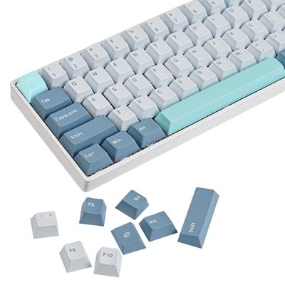 Ussixchare PBT shoko custom 168 Taster Cherry Profil Doubleshot Tastersett for MX-brytere for US ANSI-layout Mekaniske taster, 60%/64/84/108