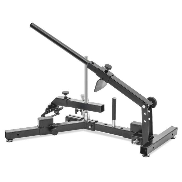 Motorrad-Reifenmontiergerät - ConStands - 12-21 Zoll - Wuchtmaschine inklusive - Kompletter Satz schwarz