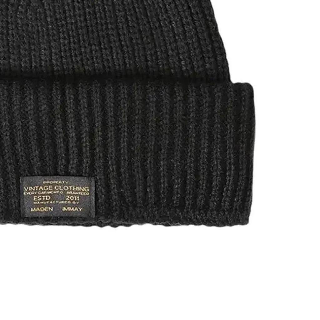 Dual Purpose Barak Hat Fashion Letter Labeled Woolen Hats Men Hip Hop Cap Knitted Caps for Autumn and Winter