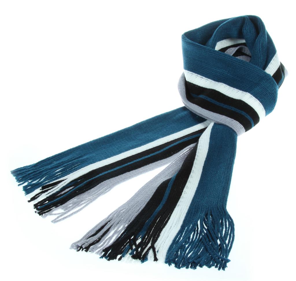 Men Striped Scarf Neck Wrap Winter Warm Fall Scarves Long Tassel Shawl Stole MA