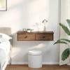 VidaXL Wall Shelf with Drawers Brown Oak Engineered Wood 859956