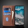 Magnetische Anziehungskraft Ledertasche für Nokia X100 / Nokia X 100 Kartenhalter Holster Flip-Cover Tasche Brieftasche Handytaschen Fundas Coque