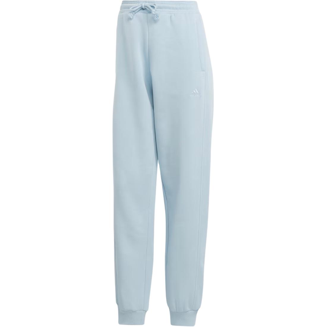 

Adidas Knitted Sweatpants Women s Light Blue Moderate Cuffed Pants IM0328 L