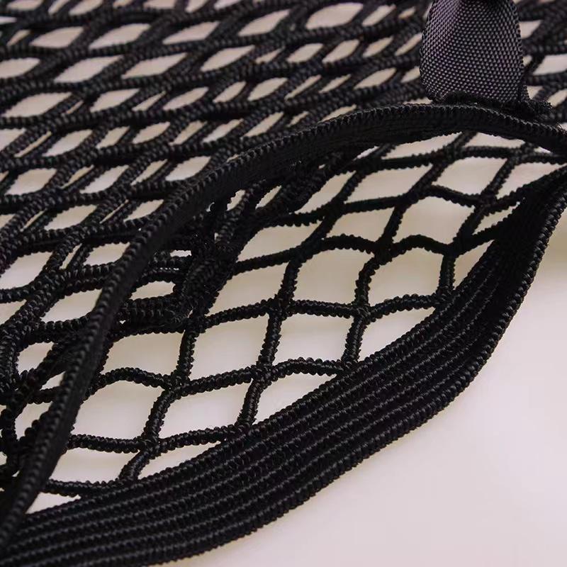 Car Trunk Double-layer Mesh Pocket Storage Mesh Bag Car Back Rear Trunk Organizer Vehicle Supplies