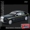 1/20 Scale Phantom Diecast Car Model Toy, Pull Back Toy Vehicle with Sound and Light for Kids Toddler Boys Girls Gift Collection