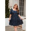 Letnia sukienka damska Plus Size z nadrukiem, luźna sukienka, koktajlowa, elegancka sukienka