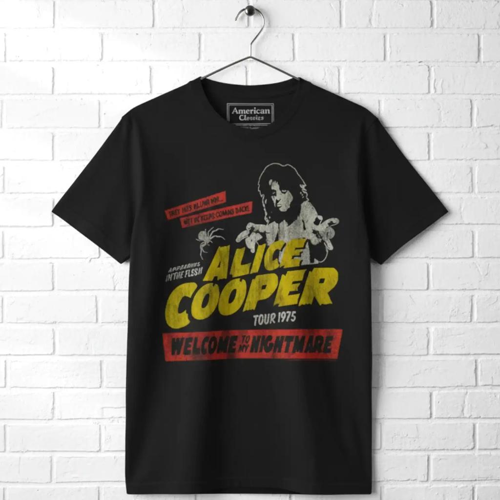 Alice Cooper Welcome To My Nightmare Tour 1975 Men's T Shirt