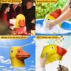 Novelty Yellow Duck Head Mask Latex Cosplay Accessories Premium Humorous Animal Masks  Halloween