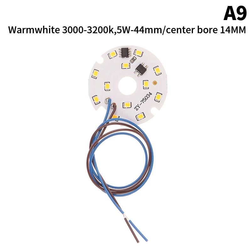 2W 3W 6W AC 220V Circular Pendant Light Renovation Patch Cold Warm White Lamp Beads For Bulb No Need Driver LED Chip