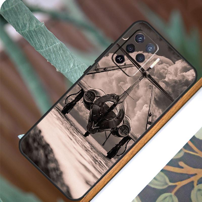 Aircraft Plane For OPPO A57 A57S A77 A5 A9 A53 A52 A72 A96 A76 A16 A54 A74 A94 A38 A58 A78 A15 A17 Case