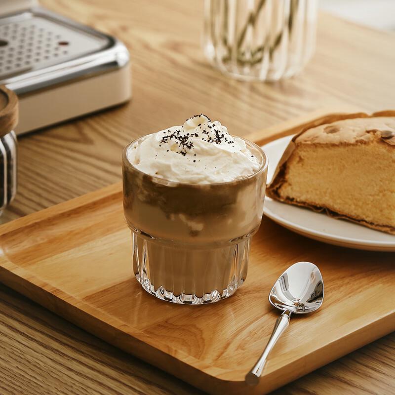 Shangqi Retro Stackable Glass Coffee Cup Set