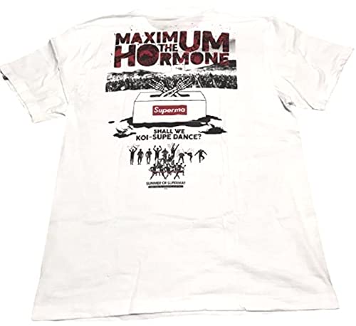 [Mimikajiru] Maximum the Hormone Official Merchandise Yabai T-Shirt ~White Love Special~ [White] (M)