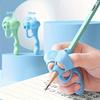 4pcs Grip Pen Corrector, Writing Posture Assistance Tool, Soft Rubber Grip Pen, Handwriting Assistance Correction Tool