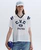 CLOVE [26Sm Clove] Athletic Mesh T-Shirt (White)