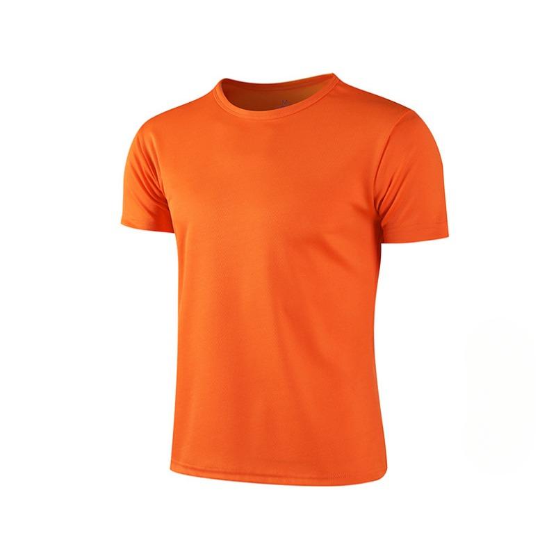 Letní tričko s kulatým výstřihem Quick Dry Clothes Pracovní oblečení Tričko s krátkým rukávem