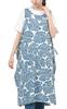 Plus Size Apron Cotton [JANJAM] Women's Dress, Mid-Length, Sleeveless, Printed, 100%