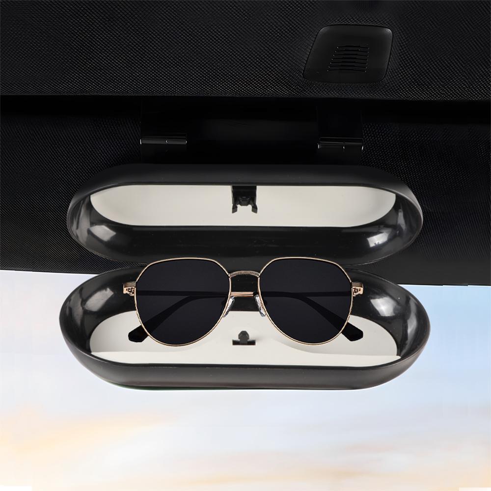 For Skoda Scala Car Sun Visor Glasses Box Storage Case Sunglasses Holder For Skoda S Logo Octavia Mk3 Fabia 2 Superb 2 Kamiq Kodiaq VRS Favorit