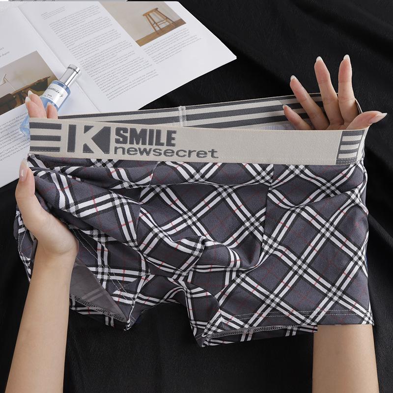 

Мужское нижнее белье из чистого хлопка, мужские трусы с плоскими штанинами, со средней посадкой, четырехсторонние трусы-шорты 3XL темно серый