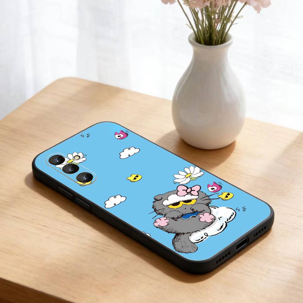 Cute GD trendy Cartoon ZO Friends Phone Case For Samsung Galaxy A73,A21s,A22,A31,A52,A53,A71,A41Soft Black Shell Samsung a30 a20