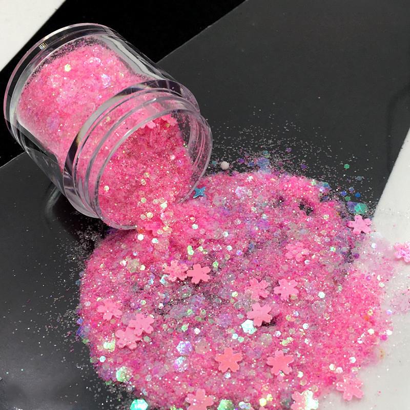 10ml/Box Glitter Epoxy Resin Fillings Mix Colorful Glitter Sequins Materials for DIY Epoxy Resin Mold Crafts Nail Art Fillers