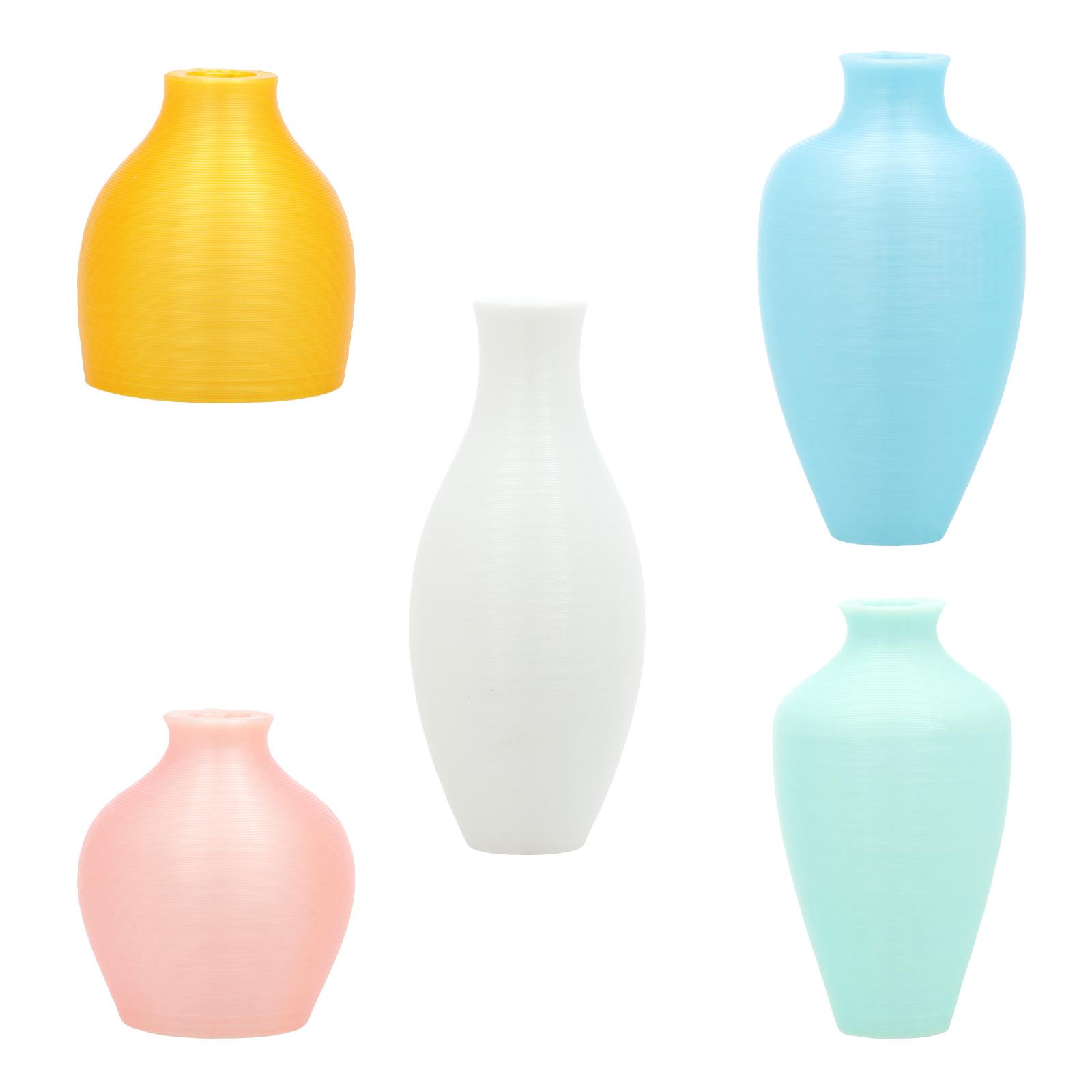 

5Pcs Mini Ceramic Vase Refrigerator Sticker Creatives 3D Three-dimensional Home Decoration Magnet Home Decor Items Fridge Decor