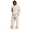 Completo casual da uomo con felpa con cappuccio a strati e pantaloni cargo con elastico in vita