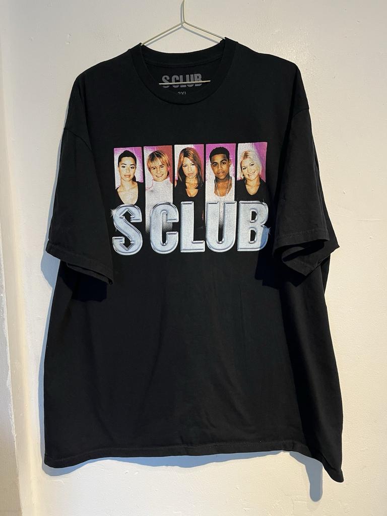 S Club The Good Times 2023 Tour Black T Shirt Size 2XL XXL Top Band Music Pop Unisex T-Shirt