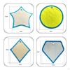 12Pcs Texture Sensory Play Mat Pad Polyester Kits Kids Educational for