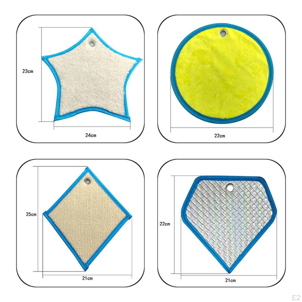 12Pcs Texture Sensory Play Mat Pad Polyester Kits Kids Educational for
