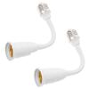 SHGO-Universal E27 Bulb Holder(2PCS) With Flexible Extension Cords For Various Lengths