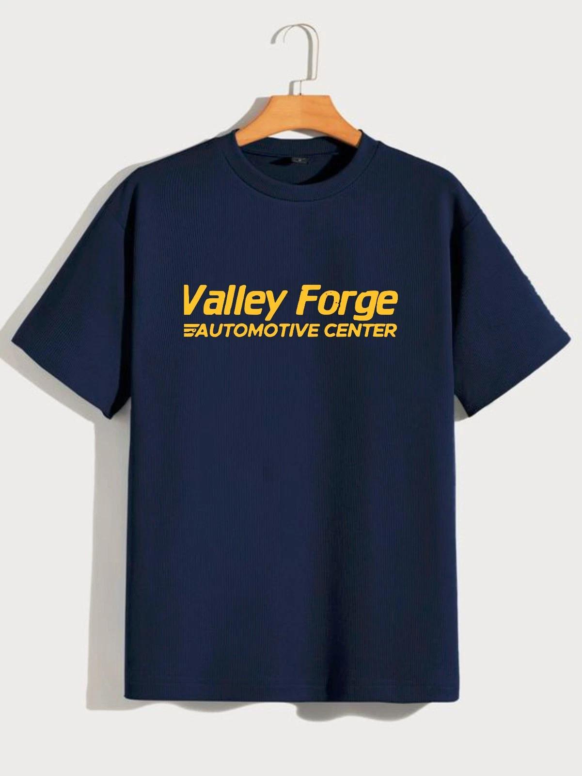 Auto Shop Mechanic T-Shirt, Valley Forge Automotive Graphic Men s Cotton Tee L