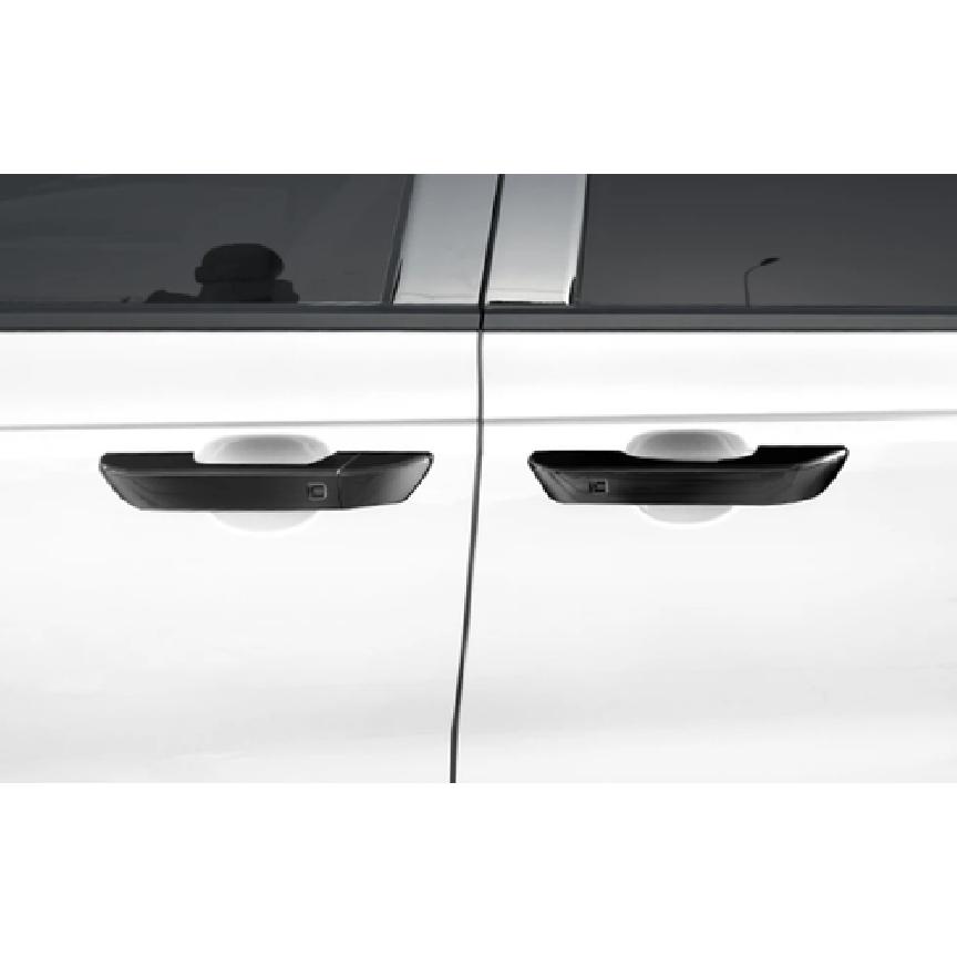 Door Handle Smartkey Lid Side Cover Trim For  Kia Carnival Glossy Black 5pcs