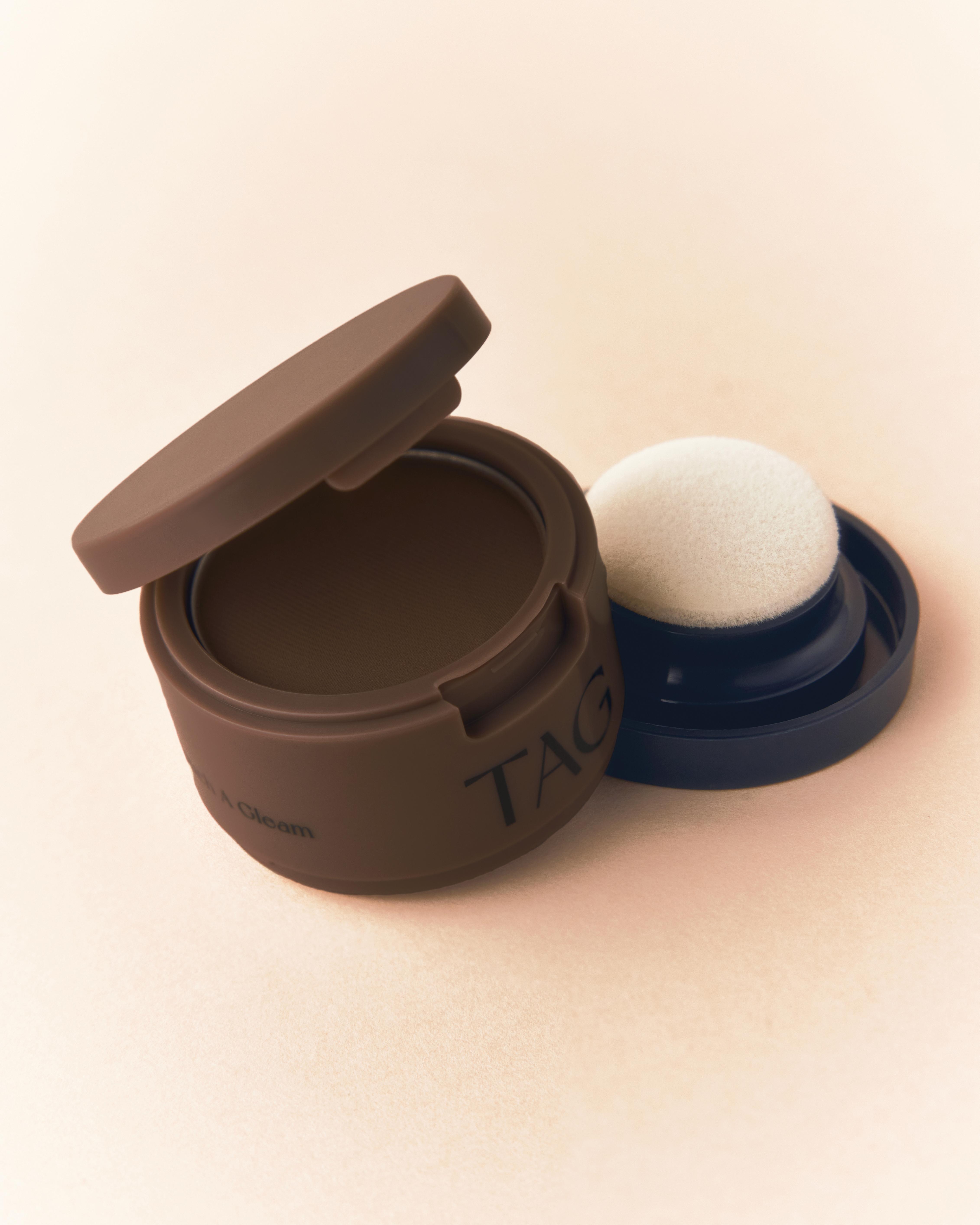 Tag Hair Contour Cushion for Hairline & Roots - Dark Brown, 3.6g 1ea