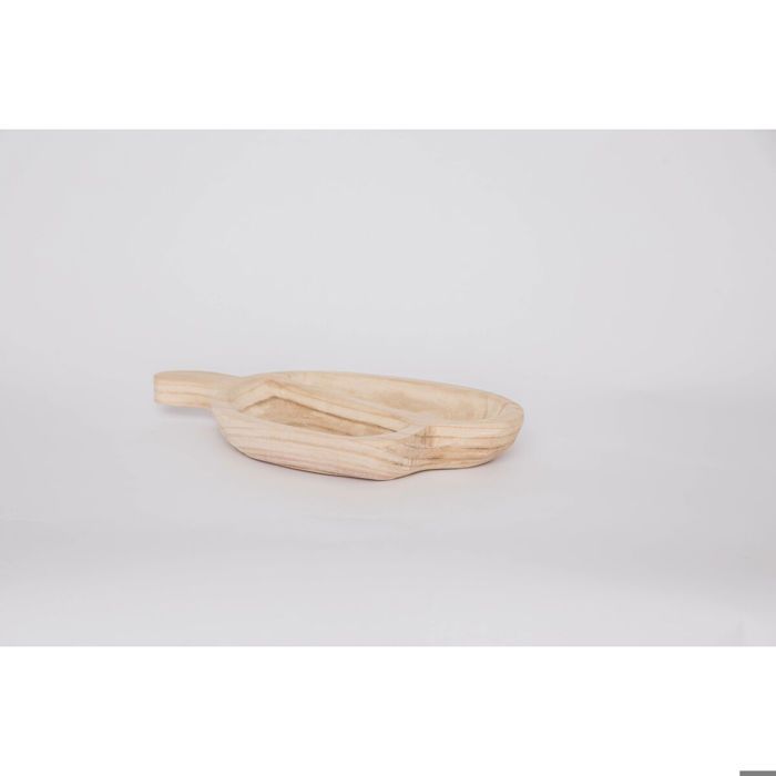 Plateau apéritif - DKD Home Decor - Tropical - Double couche - Finition naturelle - Marron clair