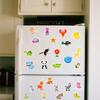 36PC Toddler Wooden Fridge Magnets 1-3 Children Animal Fridge Magnets Full Back Magnets Cute Toys Baby Puzzle Gifts